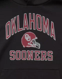 AE 24/7 Oklahoma Sooners University Graphic Hoodie Washed Black -American Eagle Fashion 0188 2714 167 d1