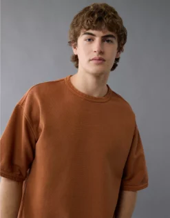 AE Short-Sleeve Sweatshirt Orange Spice