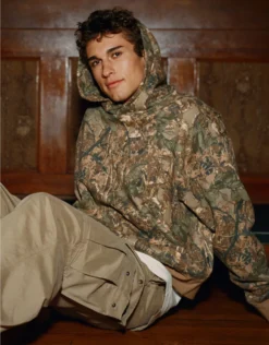 AE Laidback Luxe Heavyweight Hoodie Olive Moss