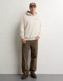 AE Ford Bronco Graphic Hoodie Oatmeal Heather -American Eagle Fashion 0193 2667 864 os