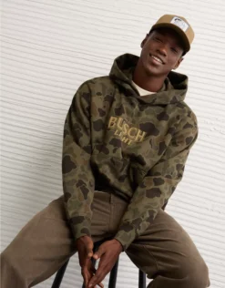AE Laidback Luxe Heavyweight Hoodie Traditional Camo
