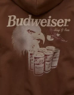 AE Budweiser Graphic Hoodie Brown -American Eagle Fashion 0193 2669 200 d1