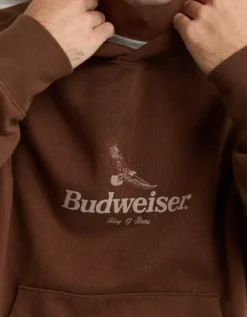 AE Budweiser Graphic Hoodie Brown -American Eagle Fashion 0193 2669 200 d2