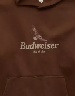 AE Budweiser Graphic Hoodie Brown -American Eagle Fashion 0193 2669 200 d3