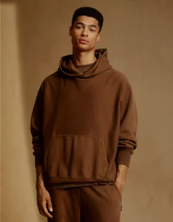 AE Laidback Luxe Heavyweight Hoodie Koko Brown