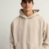 AE Laidback Luxe Heavyweight Hoodie Oatmeal Heather