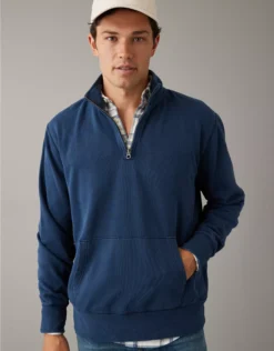 AE Super Soft Quarter-Zip Sweatshirt