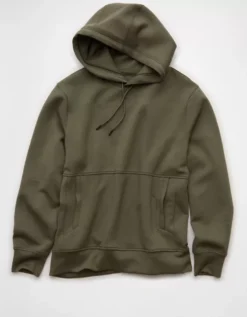 AE 24/7 Hoodie Camper Green -American Eagle Fashion 0195 2444 315 f