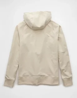AE 24/7 Active Hoodie Natural -American Eagle Fashion 0195 2468 109 b