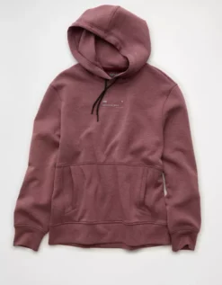 AE 24/7 Hoodie Wineberry -American Eagle Fashion 0195 2568 902 f