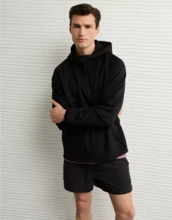 AE 24/7 Zip-Up Hoodie Black
