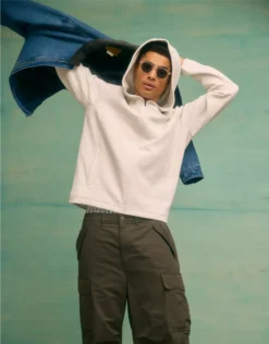 AE 24/7 Zip-Up Hoodie Heather Frost