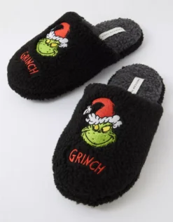 AE Grinch Fleece Slipper