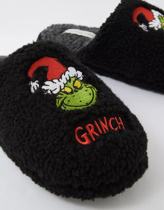 AE Grinch Fleece Slipper 3 AE Grinch Fleece Slipper - Image 3