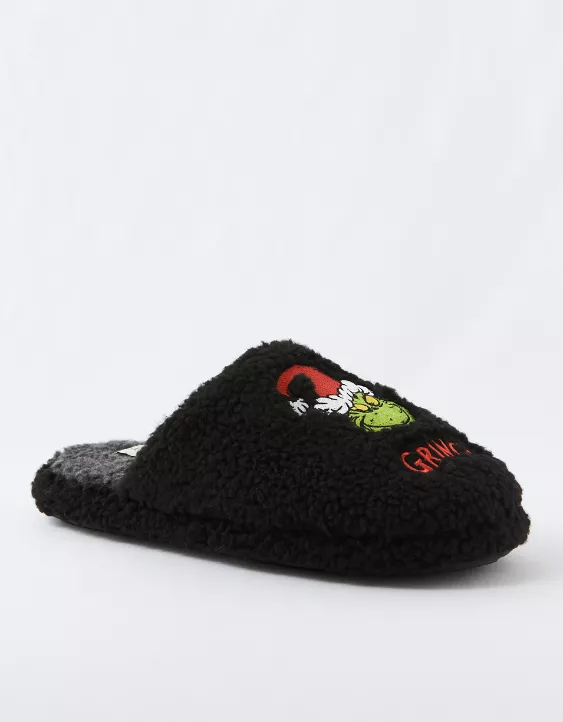 AE Grinch Fleece Slipper 2 AE Grinch Fleece Slipper - Image 2