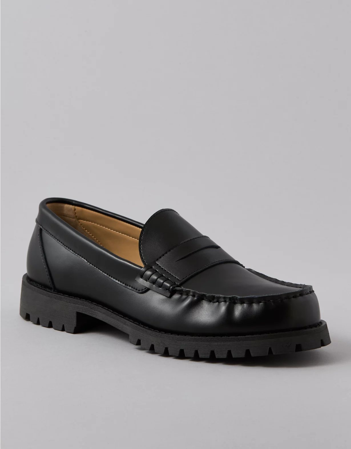 AE Lug Loafer Shoe Black 1 AE Lug Loafer Shoe Black
