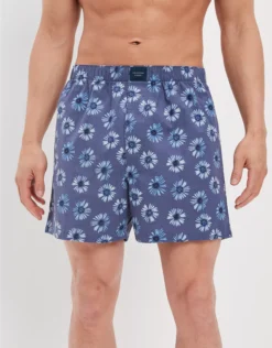 AEO Floral Stretch Boxer Short Blue