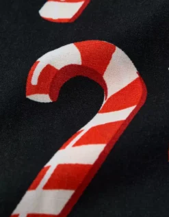 AEO Candy Cane Stretch Boxer Short Black -American Eagle Fashion 0220 0028 001 d1