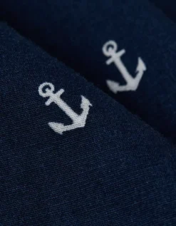 AEO Men's Anchors Stretch Boxer Short Navy -American Eagle Fashion 0220 0101 410 d1