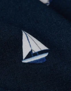 AEO Men's Sailboats Stretch Boxer Short Navy -American Eagle Fashion 0220 0102 410 d1