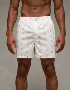 AEO Men's Crawfish Stretch Boxer Short White