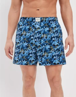 AEO Blue Camo Stretch Boxer Short
