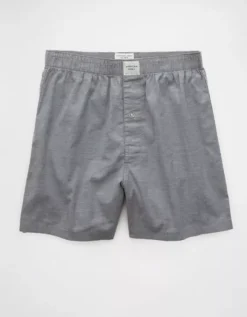 AEO Men's Stretch Boxer Short Grey -American Eagle Fashion 0220 3896 050 f