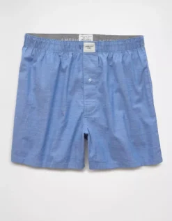 AEO Men's Stretch Boxer Short Blue -American Eagle Fashion 0220 3896 400 f