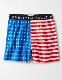 AEO Stars + Stripes Stretch Boxer Short -American Eagle Fashion 0220 8635 496 f