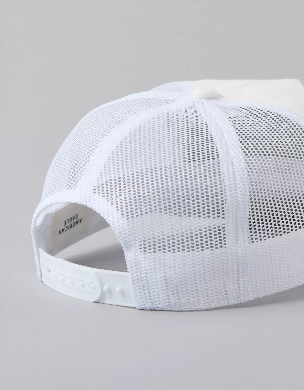 AE Eagle Twill Trucker Hat White 2 AE Eagle Twill Trucker Hat White - Image 2