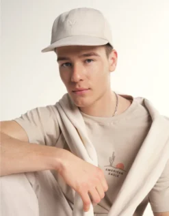 AE Logo Baseball Hat White