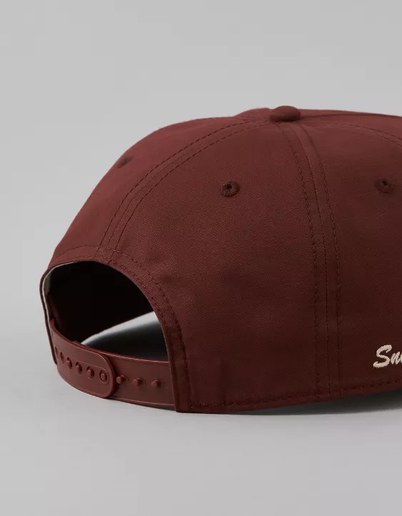 AE Snoopy Baseball Hat Wine 4 AE Snoopy Baseball Hat Wine - Image 4