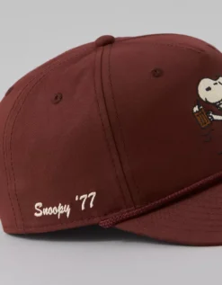 AE Snoopy Baseball Hat Wine 9 AE Snoopy Baseball Hat Wine -American Eagle Fashion 0221 8292 558 d1