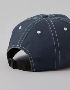 AE Dad Baseball Hat Rich Navy -American Eagle Fashion 0221 8299 405 b