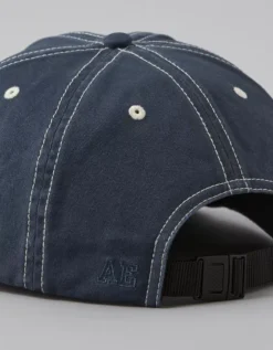 AE Dad Baseball Hat Rich Navy -American Eagle Fashion 0221 8299 405 d1