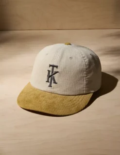 AE X Tru Kolors Corduroy Baseball Hat Cream -American Eagle Fashion 0221 8494 106 f