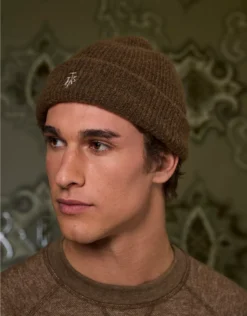 AE X Tru Kolors Double Layer Ribbed Beanie Brown