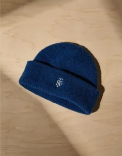 AE X Tru Kolors Double Layer Ribbed Beanie Steel Blue