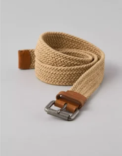 AE Stretch Braided Belt Sand