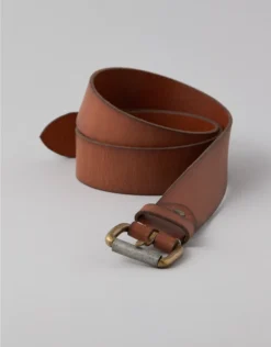 AE Burnished Leather Belt Rust