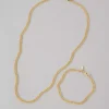 AEO Necklace & Bracelet 2-Pack Gold