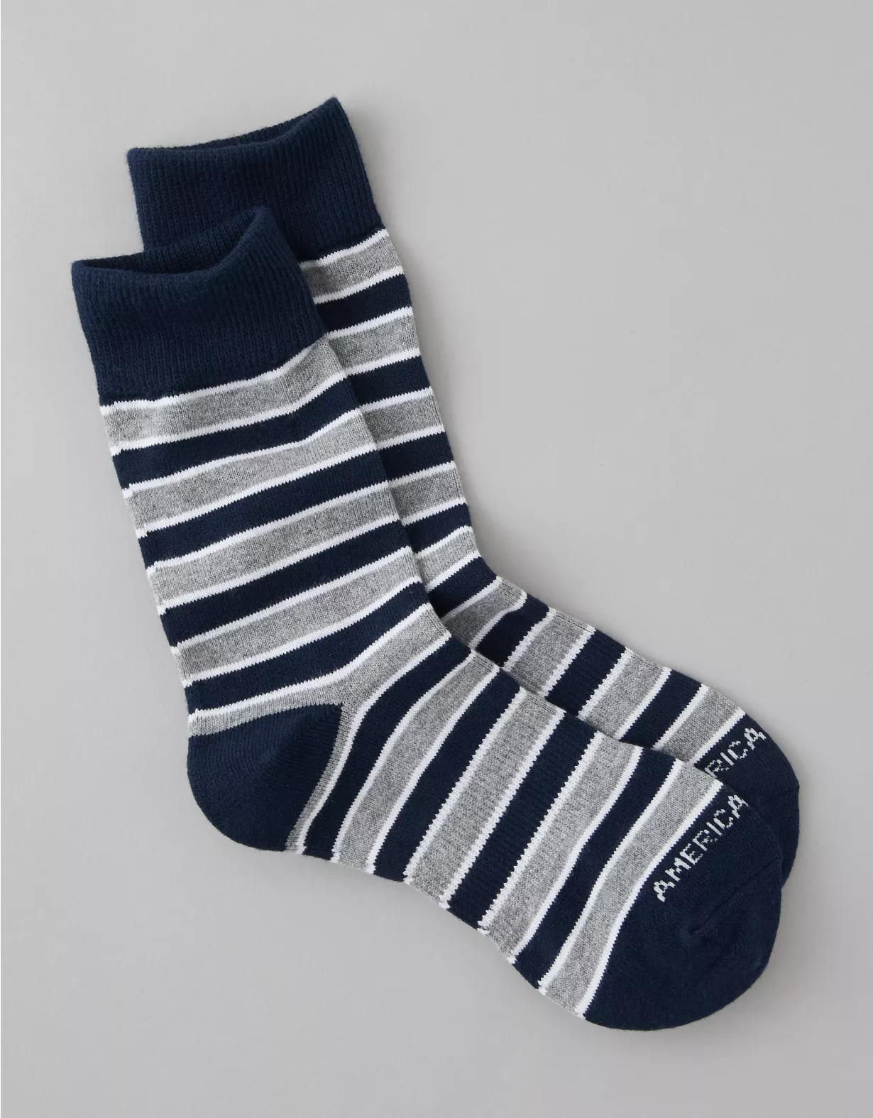 AE Classic Crew Socks Navy 1 AE Classic Crew Socks Navy