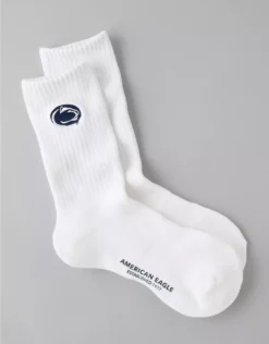 AE Penn State Nittany Lions Crew Socks White
