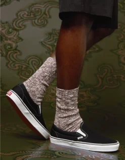 AE X Tru Kolors Marled Camp Socks Brown