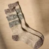 AE X Tru Kolors Marled Camp Socks Khaki