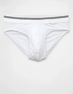 AEO Men's Ultra Soft Brief White -American Eagle Fashion 0227 4246 100 f
