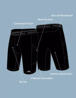 AEO 9" Active Flex Boxer Brief -American Eagle Fashion 0231 3783 309 d3