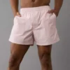 AEO Men's Poplin Pocket Boxer Short Pink