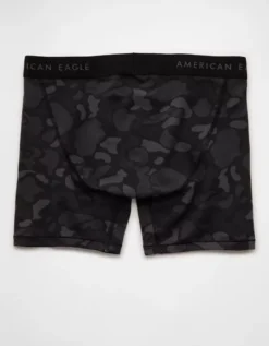 AEO Floral 6" Classic Boxer Brief Black -American Eagle Fashion 0235 0045 001 b