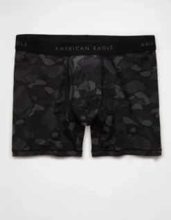 AEO Floral 6" Classic Boxer Brief Black -American Eagle Fashion 0235 0045 001 f